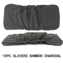 [Mumsbest] 10Pcs Eco-Friendly Liner Ecological Diapers Washable Layer Insert Absorbent Inserts Nappy Liner Booster 13.5*36cm