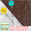 Customized Round Square Waterproof Outdoor Patio Garden Furniture Covers Rain Snow Chair Sofa Table Dust Proof kitchen BBQ Cover