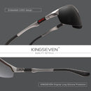 KINGSEVEN 2023 Aluminum Photochromic Sunglasses Men Polarized Vintage Black Driving Eye Glasses Eyewear Oculos De Sol Masculino
