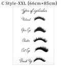 Eyelash decoration painting salon store decoration Eyelash extension technician instruction poster Wall Art Picture Decor