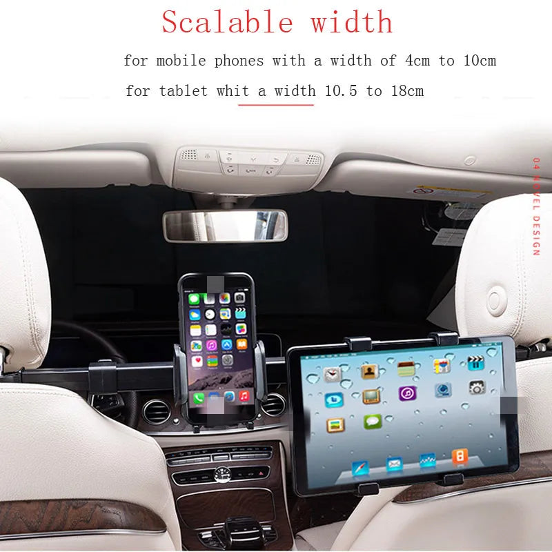 Car Phone Holder Bracket Car/Truck Back Seat Headrest Phone Mount Holder for iPad Tablet Computer Rear Seat Universal Support