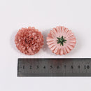 5PCS 4cm Hydrangea Artificial Flowers Head For Wedding Party Home Decoration Christmas New Year Gift Accessories Silk Flower