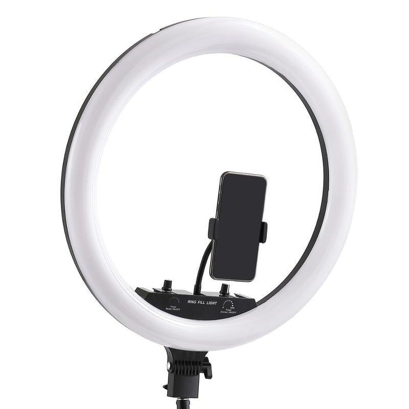 14 18inch Photo Studio lighting LED RGB Ring Light Photography Large Lamp With Tripod Stand for Video Makeup TikTok Youtube Vlog