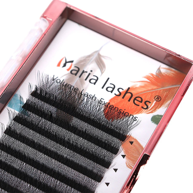 Logo 5D Lashes Easy Fan Eyelash Extensions Wholesales Y Premade Volume 12 Rows W Style Natural Soft Private Logo