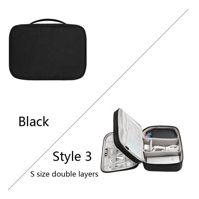 BUBM bag for power bank digital receiving accessories case for ipad cable organizer portable bag for USB