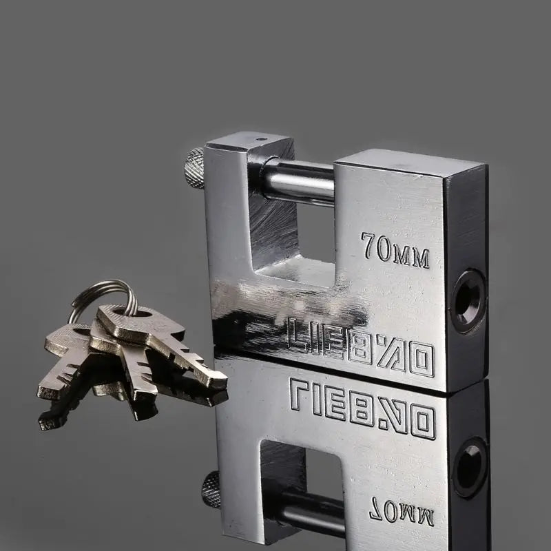 Stainless Steel Burglar Padlock Security Safety Lock Antique Horizontal Opening 40mm/50mm/60mm/70mm High quality and durable