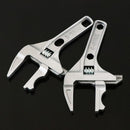 6-68mm Bathroom Wrench Large Open Mini Adjustable Short Handle Shank Aluminum Alloy Universal Spanner Water Pipe Repair Tool