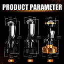 AILEO H4/9003/HB2 Led Canbus Car Headlights Conversion Kit Mini Projector Lens 100W 6500K White High Low Beam 20000LM