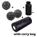 2 in 1 EPP High Density Foam Roller and Fitness Massage Balls Set GYM Yoga Peanut Ball Therapy Relax Muscle Release Exercises