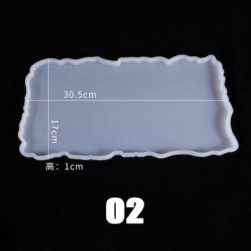 Large Tray Silicone Mold Polygon Crystal Epoxy Resin Casting Molds DIY Handmade Craft Clay Mould Tool Table Decoration Supplies