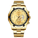 2023 Top Brand Luxury Watch Fashion Casual Military Quartz Sports Wristwatch Full Steel Waterproof Men's Clock Relogio Masculino