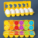 Baby Lernspielzeug Intelligentes Ei-Spielzeug Formsortierspielzeug Montessori Eier Spielzeug für Kinder im Alter von 2 3 4 Jahren