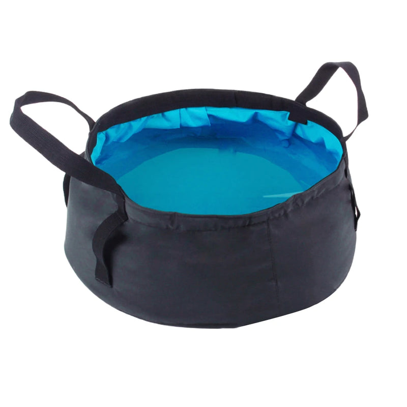 Outdoor Water Bucket Pail Water Container Foldable Water Bag 8.5L for Fishing Camping Travel Hiking Beach