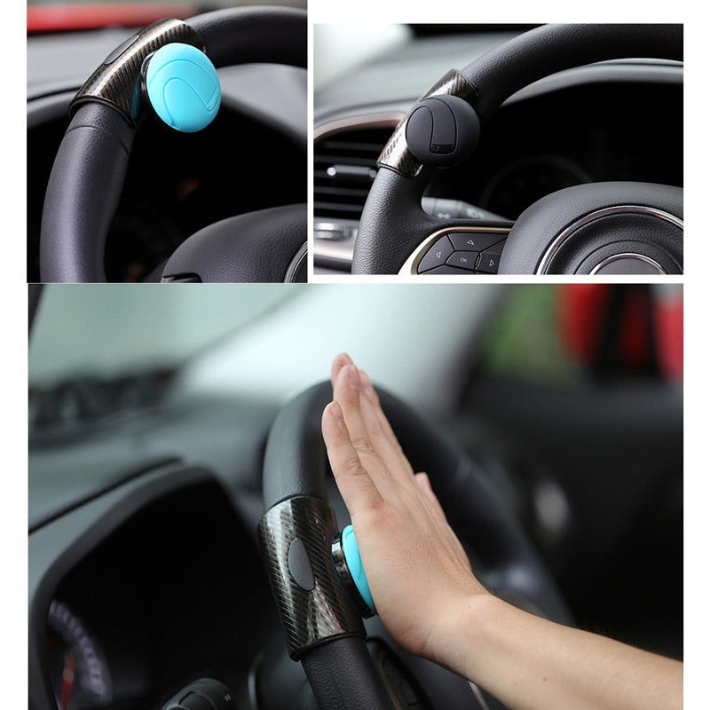 Car Power for Steering Wheel Booster Ball Spinner Knob Handle Ball Hand Control Ball Wheel Strengthener Auto Spinner Knob Ball