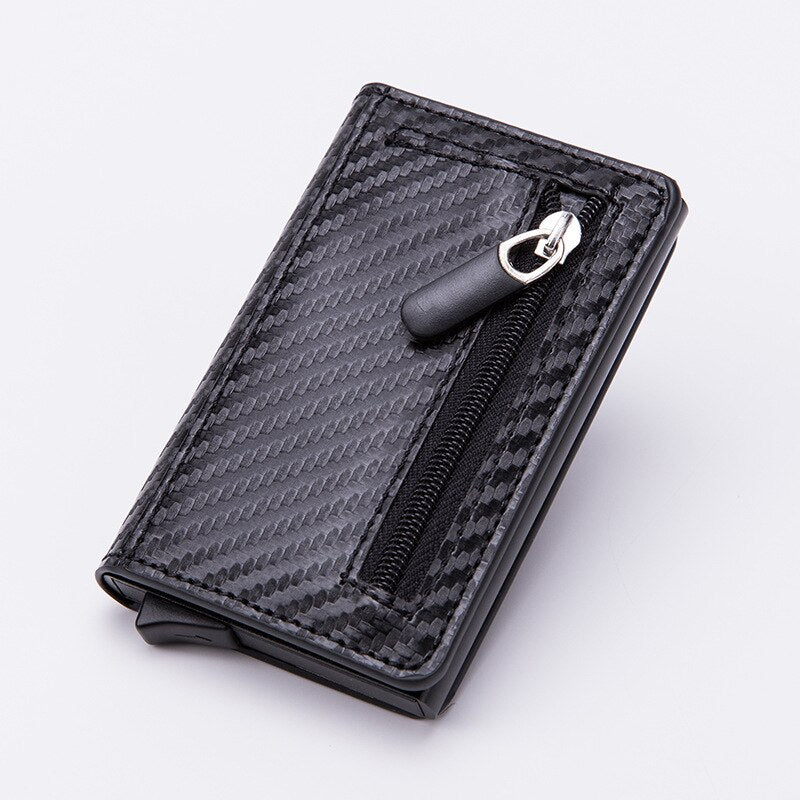 DIENQI Rfid Card Holder Men Wallets Mini Purse Money Bag Slim Thin Smart Wallet Male Leather Purse Small Vallet Portfel New 2020