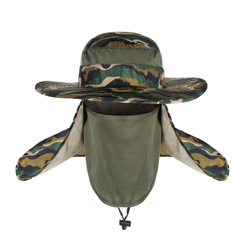 Outdoor Mountain Climbing Bucket Hat Large Round Brim Sun Block Quick Drying Fishing Hats Summer Sun Cap For Travel New