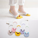5 Pairs/Lot Cotton Women Socks Female Harajuku Casual Boat Cartoon Kawaii Cat Cute Invisiable Funny Girl Ankle Sock Set Gift