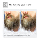 30ml Beard Growth Oil Activator Serum Balm for Facial Hair Regrowth and Thickness for Bearded Men Organic Beard Growth Serum