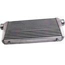 Front Intercooler Tube and Fin 600x300x76 3inch In/outlet Black For Universal