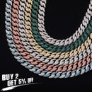 JINAO NEW 9mm Necklace High Quality Miami Iced Micro Pave Cubic Zirconia Necklace Hip Hop Fashion Men and Women Jewelry For Gift