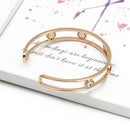 Lucky Eye Open Cuff Bangle Bracelet Gold Color Copper Multi Color Turkish Evil Eye Bangle for Women Girls Fashion Jewelry BD168