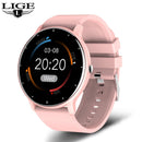LIGE 2023 New Men Smart Watch Real-time Activity Tracker Heart Rate Monitor Sports Women Smart Watch Men Clock For Android IOS