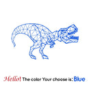 Geometrische Tyrannosaurus Wandaufkleber Dinosaurier Wandtattoos Für Babyzimmer Deko Wandkunst Schlafzimmer Geschenk Für Kinderzimmer Deko