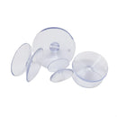 100 Pcs Car Sunshade Suction Cup Wedding Car Balloon Decor Transparent Glass Plastic Sucker Hooks Car Decoration Accessories