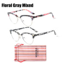 SOOLALA Cat Eye Halbrand-Anti-Blaulichtfilter Brillenrahmen Damen Blaulichtfilternde Anti-Strahlungs-Computerbrille