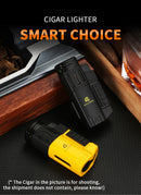 Plastic Lighters Windproof  Jet Cigar Lighter Butane Refilling Cigarette Torch Lighter For Cigar Smoking Tool Accessories