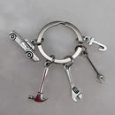 Mechanical Keychain Dad Father Initial Keychain Father's Day Gift Letter A-Z Truck Keychain Truck Key Ring Car Truck Lover Gift