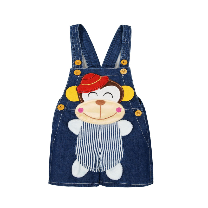 1 2 3T Baby Clothing Boys Girls Jeans Overalls Shorts Toddler Infant Denim Rompers Cute Cartoon Bebe Pants Summer Bib Clothes