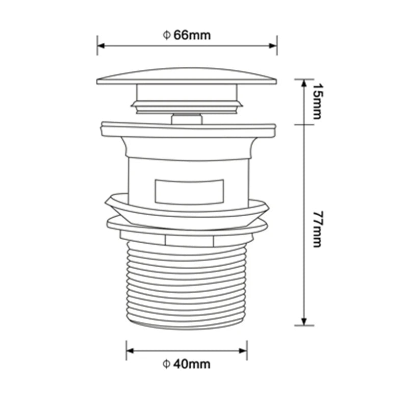 Bagnolux Rose Gold Bathroom Basin Sink Drainer Corrosion Resistance Of Round Hole Easy To Clean Brass Bathroom Sink Drainer