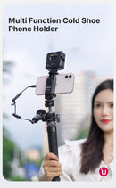 Ulanzi ST-06S Vertical Shooting Phone Mount Holder for DSLR Camera Monitor Mount Tripod Mount Clamp for Smartphone Vlog Shooting