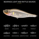 D1 Fishing Spitting Wire 95F 14G Poppers Pencil Hard Baits Bass Fishing Topwater Surface Lure Rattle Sounds 2021 Pesca Tackle