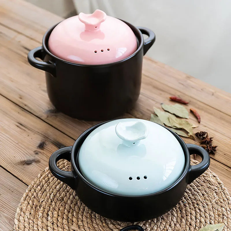 Casserole Soup Stew Pot Domestic Gas Ceramic Pot Small Casserole Soup Rice Noodle Stew Pot Special for Gas Stove