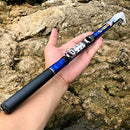 Tragbare Hochkohlenstoff-Angelrute 3.0/2.7/2.4/2.1/1.8/1.5M Spinnrute Teleskop-Spinnrute Ultraleichte Rock Fishing Rute