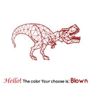 Geometrische Tyrannosaurus Wandaufkleber Dinosaurier Wandtattoos Für Babyzimmer Deko Wandkunst Schlafzimmer Geschenk Für Kinderzimmer Deko