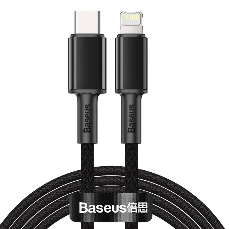 Baseus 20W USB Type C to Lighting Cable for iPhone 12 Mini Pro Max PD Fast Charging Cable For iPhone 11 Pro X 8 7 Plus Data Wire