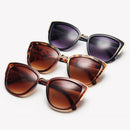 Vintage Cat Eye Sunglasses Women Fashion Brand Designer Sunglasses Female Sexy Leopard Cateyes Black Gradient Oculos De Sol