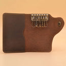 1Set Leather Craft Card Holder Handmade Key Case Template Stencil PVC Leather DIY Tool Pattern 7X11.4X1.7cm