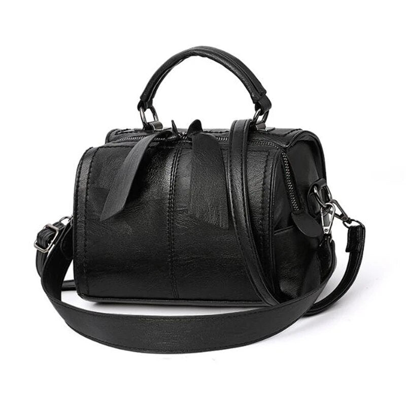 2021 New Women Leather Crossbody Bag Small Messenger bags Lady Cute Handbags Girls Shoulder Bag bolsas Sac A Epaule Black Brown