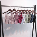 SHINBENE UPATED 2.0 Gym-Lauftops Damen Weiche Nylon Fitness Yoga Sport-BHs Tops Anti-Schweiß Gepolsterter Workout-BH