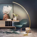 Nordic Dimmbare RGB CCT Fernbedienung Stehlampe Moderne LED C Angelstehleuchte Eck-Lese-Stehlampen Mit Tisch