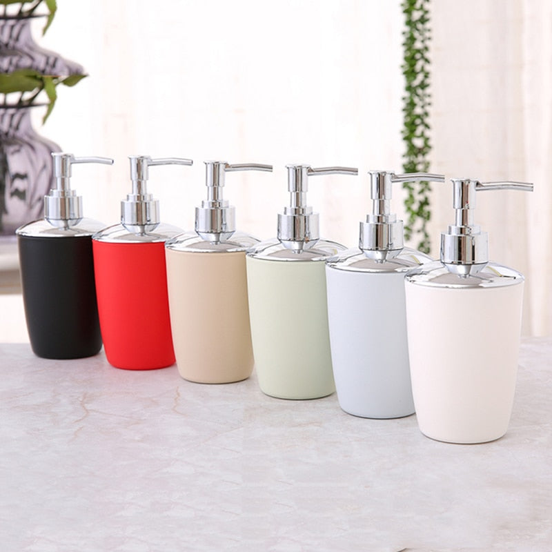 4Pcs Bathroom Set Plastic Soap Dispenser Bottle Washroom Toothbrush Holder Cup Suit Bathroom Accessories