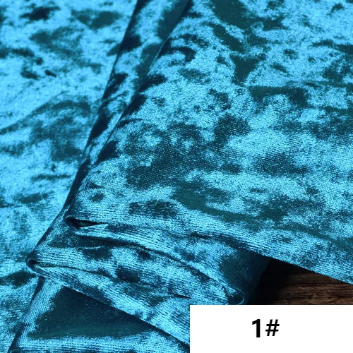 Stretch Crushed Velvet Fabric Upholstery Velour Cloth For Sofa and Curtain,Red,Black,Grey,Teal,Green,Blue,Pink