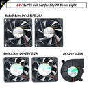 Stage Light System Cooling Fan for R2/2R 132w 5R 200 7R 230 9R 260 Mini Beam Moving Head Light