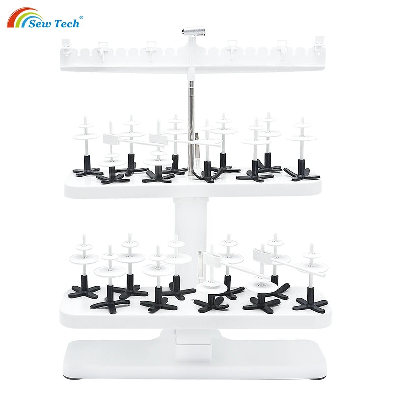 Sew Tech Sewing Thread Holder Stand 20 Spool Wall  Thread Stand  for Embroidery Machine  Sewing Thread Stand