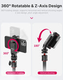 Ulanzi ST-06S Vertical Shooting Phone Mount Holder for DSLR Camera Monitor Mount Tripod Mount Clamp for Smartphone Vlog Shooting