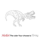 Geometrische Tyrannosaurus Wandaufkleber Dinosaurier Wandtattoos Für Babyzimmer Deko Wandkunst Schlafzimmer Geschenk Für Kinderzimmer Deko